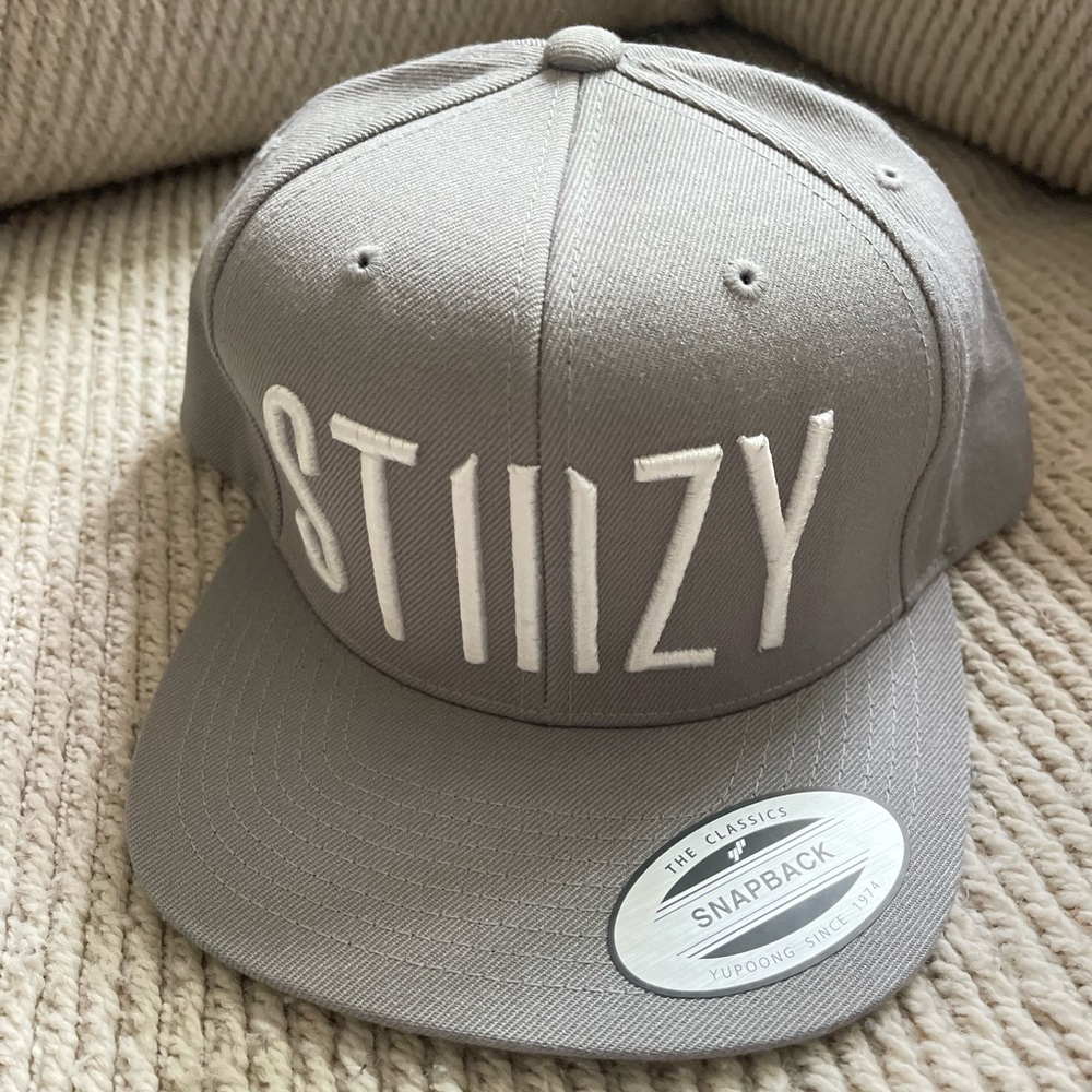 Gray Snapback Cap